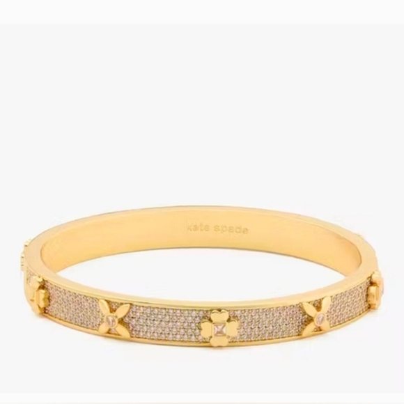 Kate Spade Heritage Bloom Hinged Bangle - Picture 6 of 12